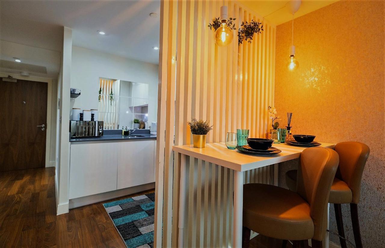 Luxury 9Ine Broad Street Apartments, Beautiful City View, Public Parking, Birmingham Exterior foto